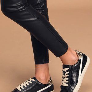 Kimia Black Multi Animal Print Sneakers